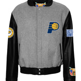 Indiana Pacers Wool & Leather Varsity Jacket