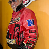 San Francisco 49ers 5X Super Bowl Champion Skyline Vegan Leather Jacket