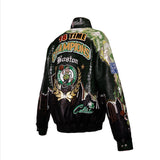 Exclusive 2024 NBA Champion Boston Celtics Skyline Full Leather Championship Jacket