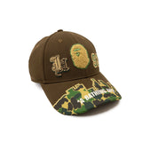 Jeff Hamilton x BAPE Hat Brown