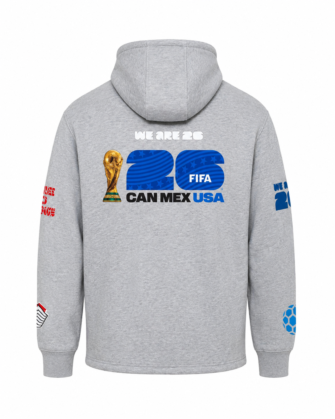 World Cup 2026 USA | CAN | MEX Cotton Zip Up Hoodie – Jeff