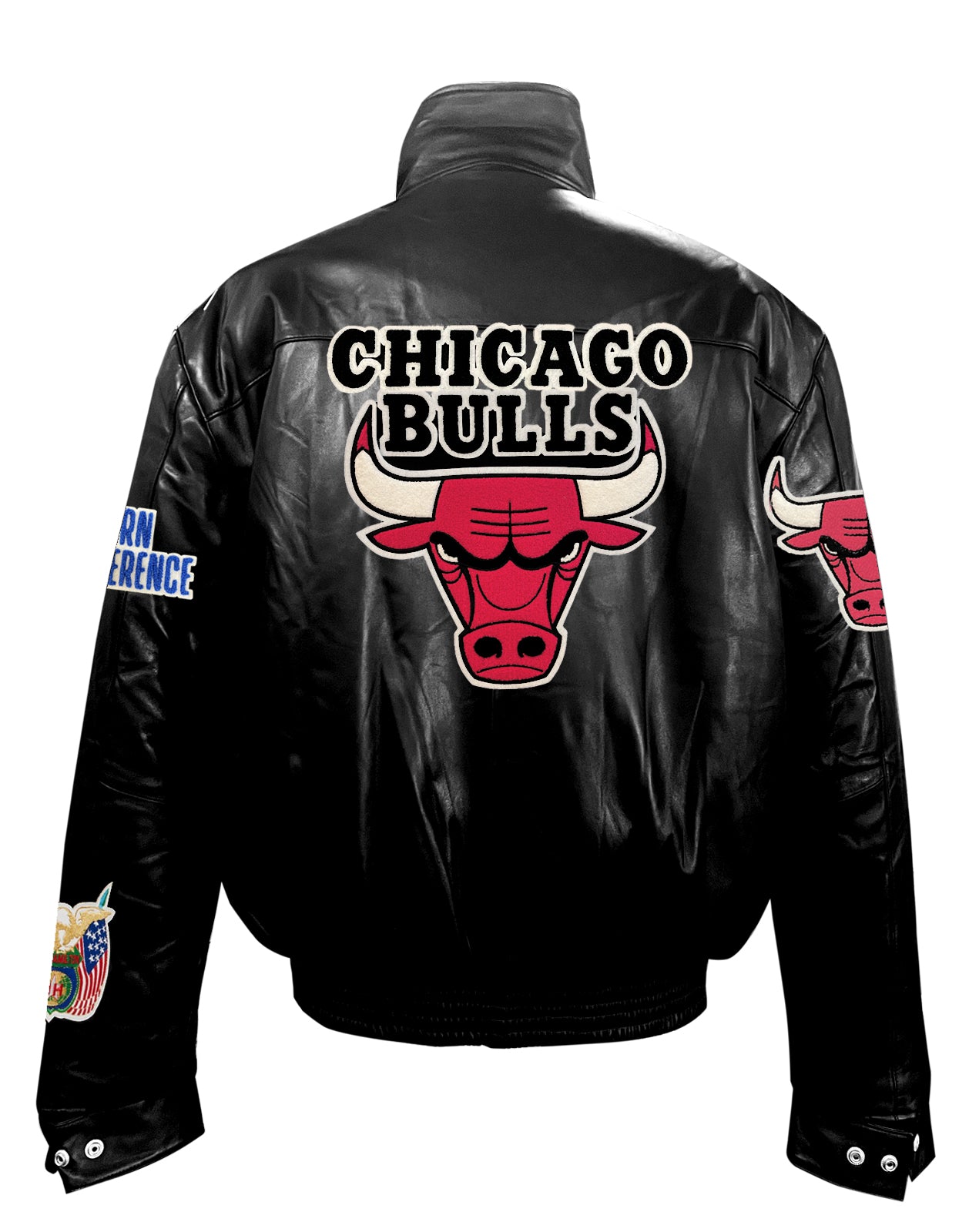 jeff hamilton chicago bulls leather jacket