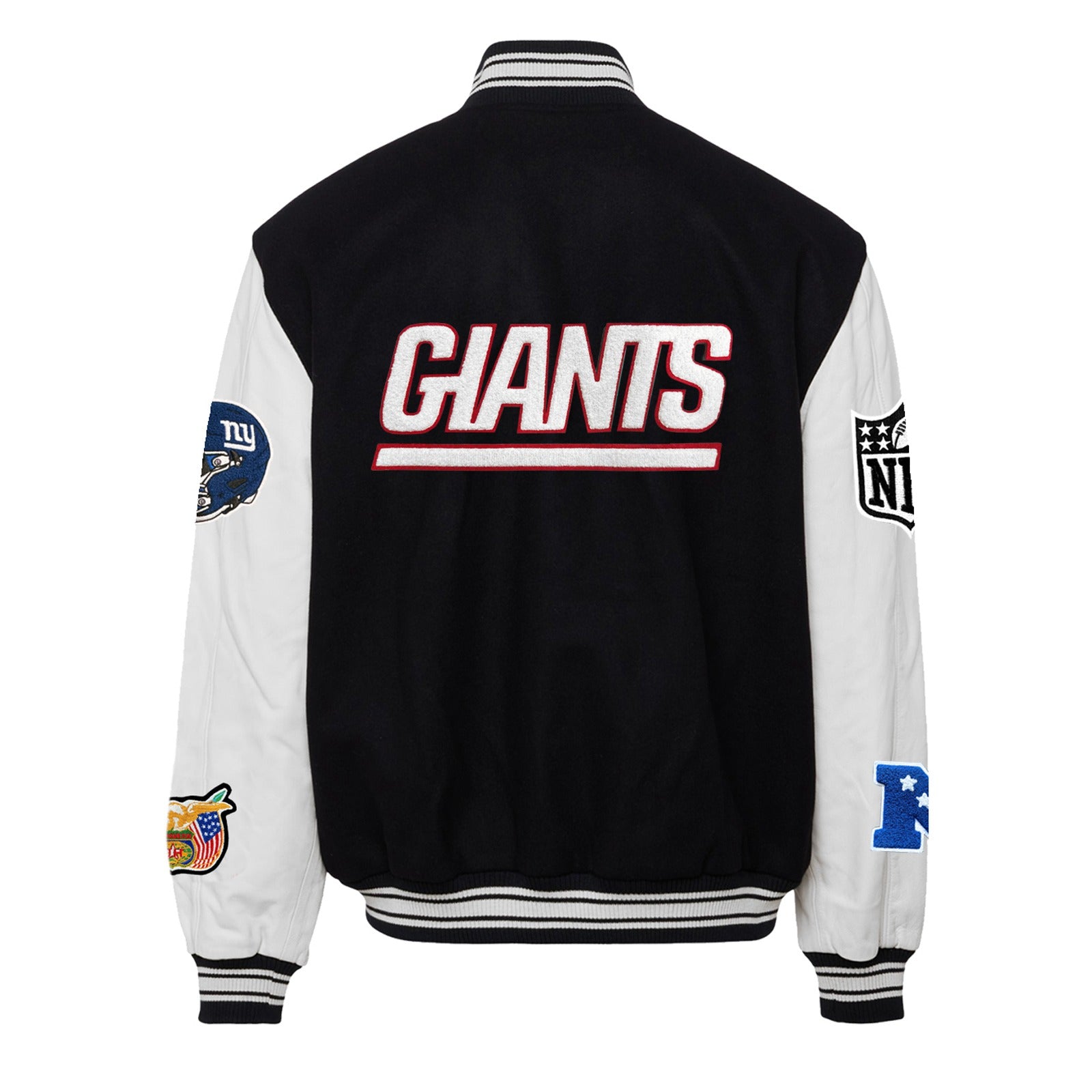 New york clearance giants leather jacket