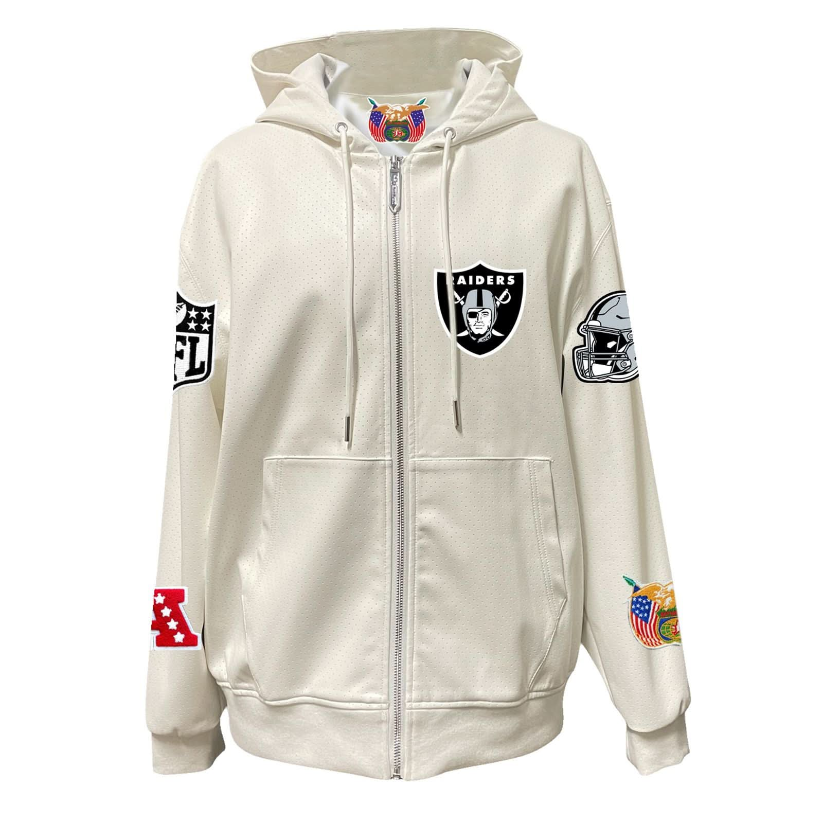 Raiders zip up jacket online