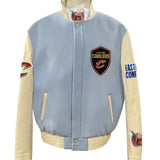 Cleveland Cavaliers Wool & Leather Varsity Jacket Baby Blue