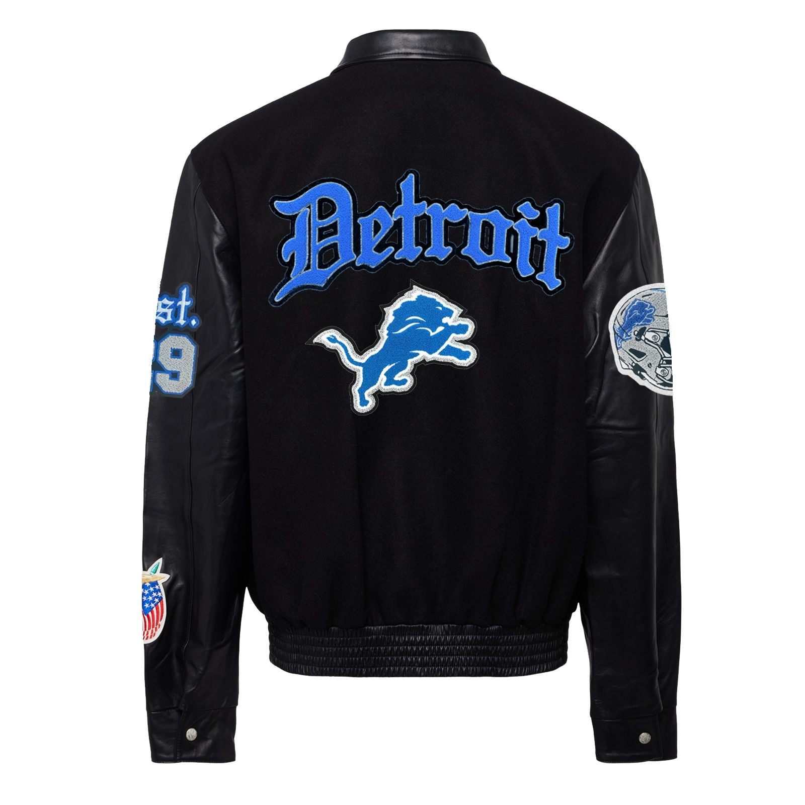 1967 detroit lions varsity jacket best sale