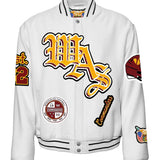 Washington Commanders Wool Old English Varsity Jacket White