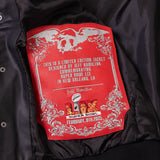 Super Bowl 2025 Wool & Leather Varsity Jacket Red/Black