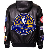 2025 NBA All-Star San Francisco Bay Area Lightweight Vegan Hooded Zip-Up Jacket