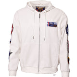 2025 NBA All-Star San Francisco Bay Area Lightweight Vegan Hooded Zip-Up Jacket White