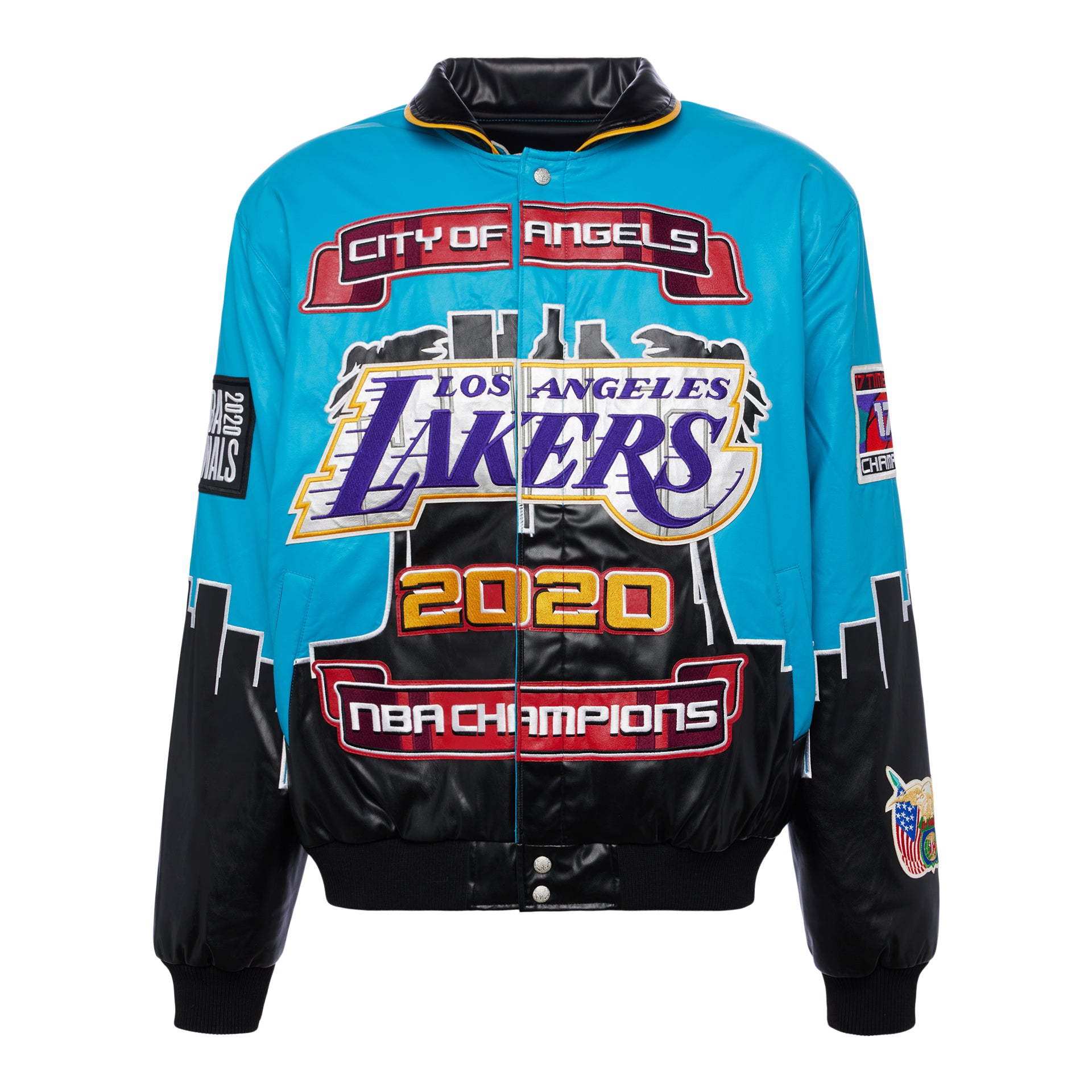 NBA LA Lakers Jeff Hamilton Leather Jacket - Maker of Jacket