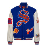 Phoenix Suns Wool & Leather Varsity Jacket