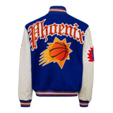 Phoenix Suns Wool & Leather Varsity Jacket