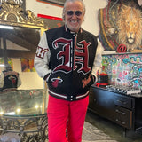 Miami Heat Wool & Leather Varsity Jacket