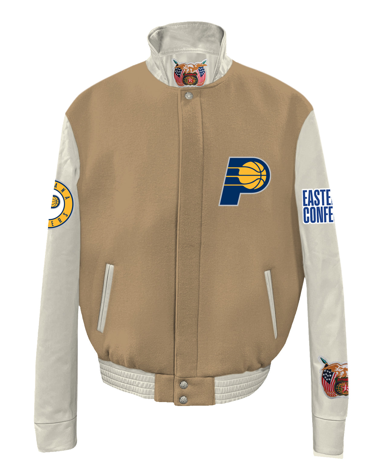 Indiana Pacers Wool & Leather Varsity Jacket
