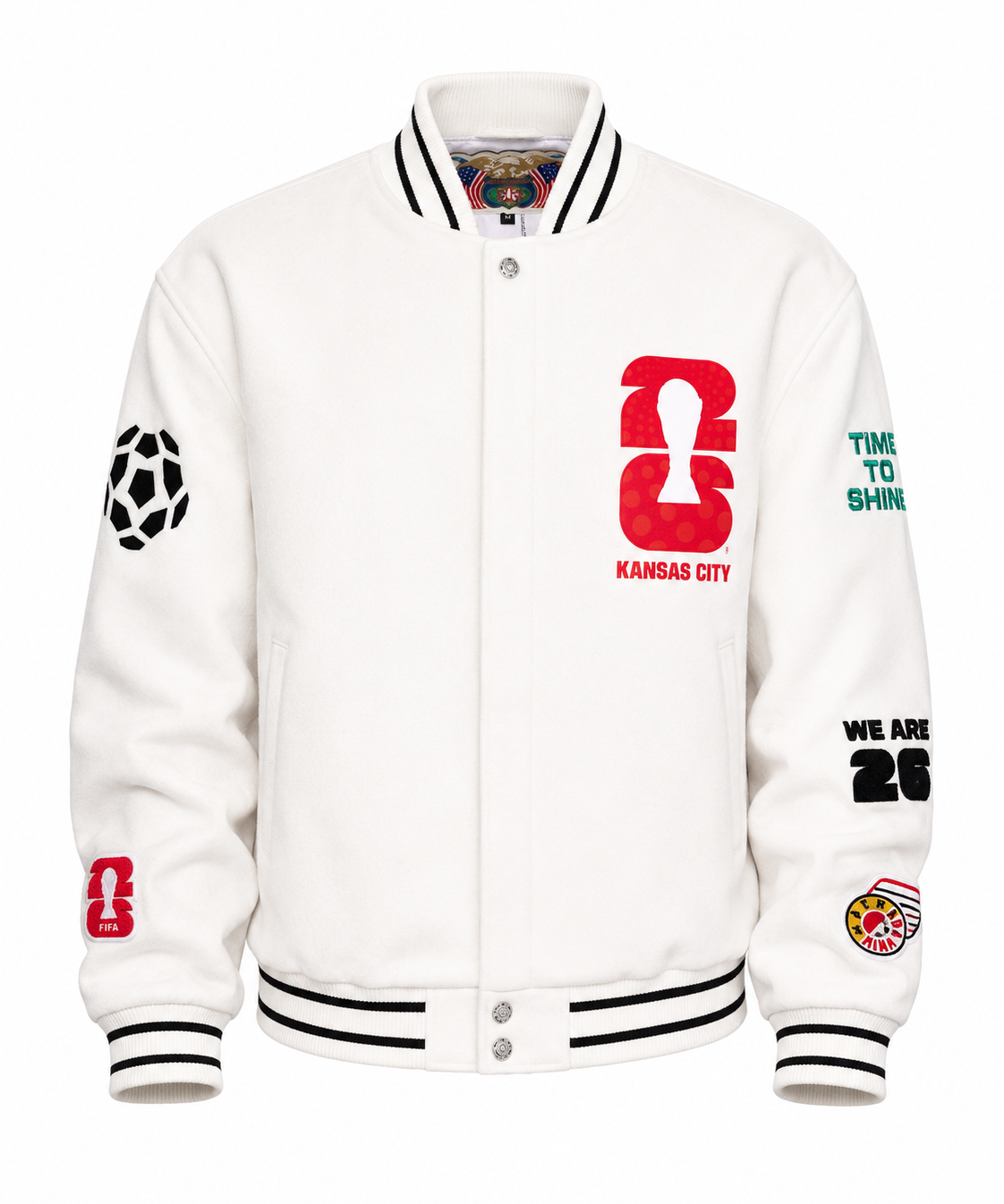 FIFA World Cup 2026 Kansas City Wool Varsity Jacket