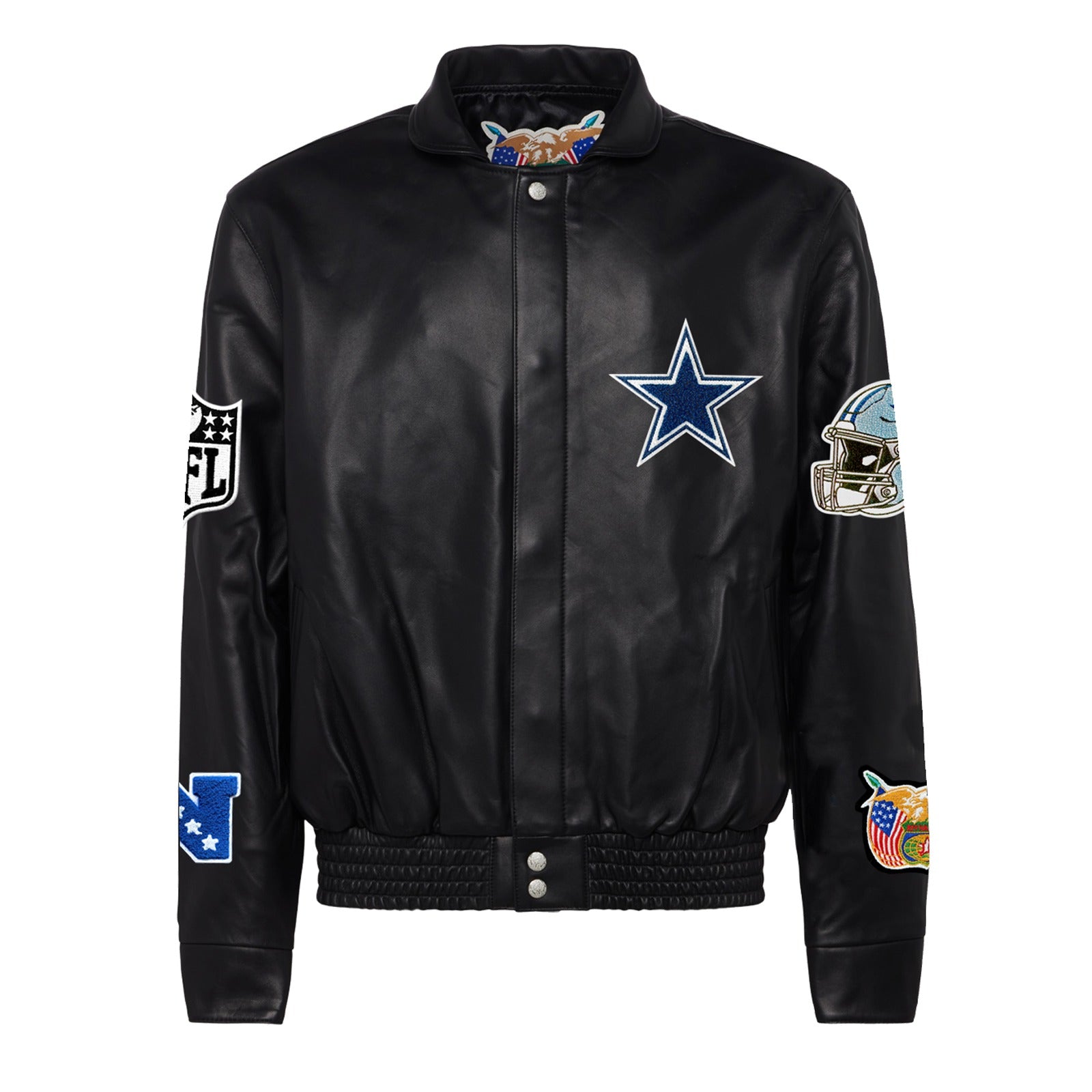 Dallas cowboys clearance leather jacket 3xl