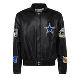 Dallas Cowboys Full Leather Jacket Black