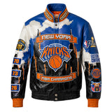 New York Knicks 2026 NBA Champions Italian lambskin Leather Jacket