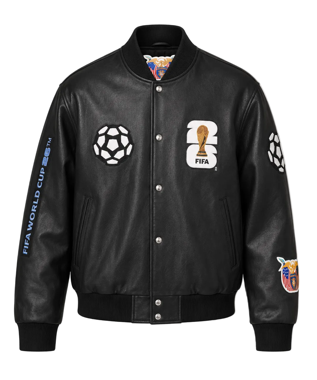 World Cup 26™ "We Are 26" Leather Bomber Jacket