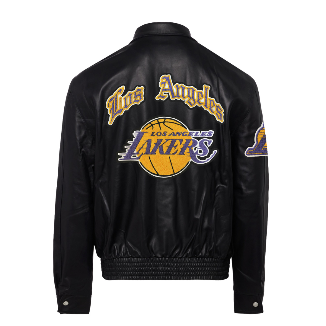 LOS ANGELES LAKERS FULL LEATHER JACKET Color