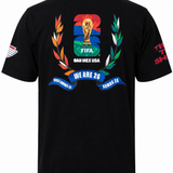 World Cup 26 Black Trophy Tee – Canada, Mexico & USA