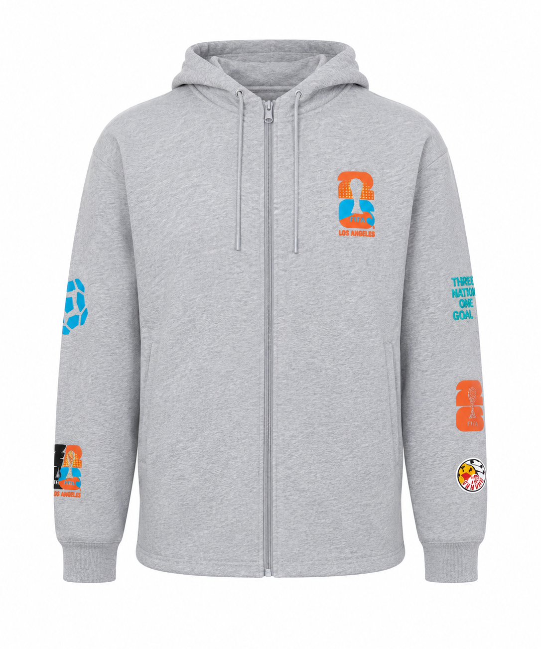 World Cup 2026 Los Angeles Cotton Zip Up Hoodie