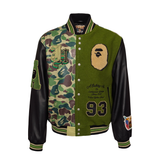Jeff Hamilton x BAPE Wool & Leather Varsity Jacket