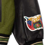 Jeff Hamilton x BAPE Wool & Leather Varsity Jacket