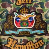 Jeff Hamilton x BAPE Wool & Leather Varsity Jacket