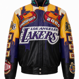 Los Angeles Lakers 2000 Championship Genuine Leather Jacket
