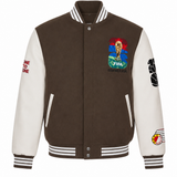 World Cup 2026 CAN | MEX | USA Wool & Leather Varsity Jacket