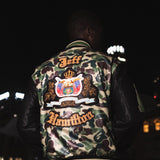 Jeff Hamilton x BAPE Wool & Leather Varsity Jacket