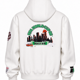 FIFA World Cup 2026 Boston Vegan Leather Zip-Up Hooded Jacket