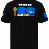World Cup 26 Black Trophy Tee – Canada, Mexico & USA