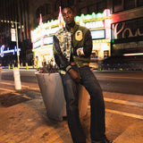 Jeff Hamilton x BAPE Wool & Leather Varsity Jacket
