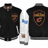 Cleveland Cavaliers Wool Varsity Jacket BlkWht - AR