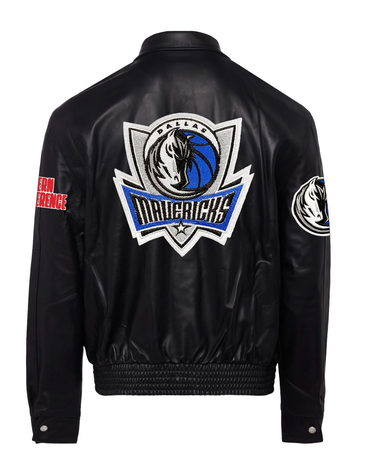 DALLAS MAVERICKS FULL LEATHER JACKET Black – Jeff Hamilton Shop