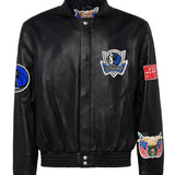 Dallas Mavericks Full Leather Jacket Black