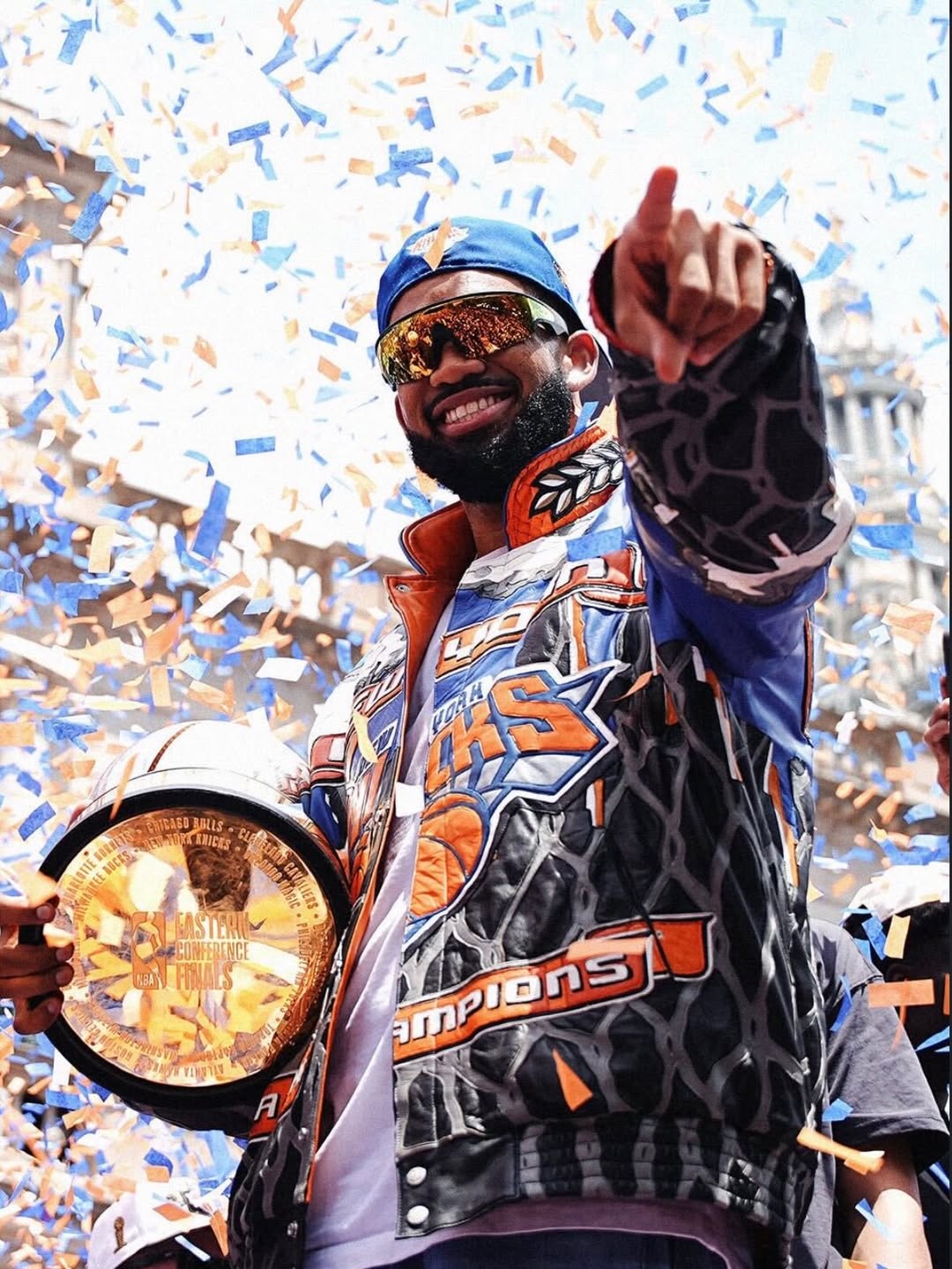 新品XL  BASKETBALL 馬年限定ジャケット KS3171 New York Knicks 2026 NBA Champions Italian lambskin Leather Jacket