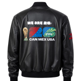 World Cup 26™ CAN | MEX | USA Full Leather Bomber Jacket