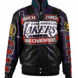 Los Angeles Lakers 2001 Championship Genuine Leather Jacket