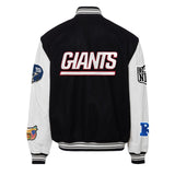 Cincinnati Bengals Wool & Leather Varsity Jacket Black/White