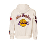 Los Angeles Lakers 1947 Hooded Jacket White