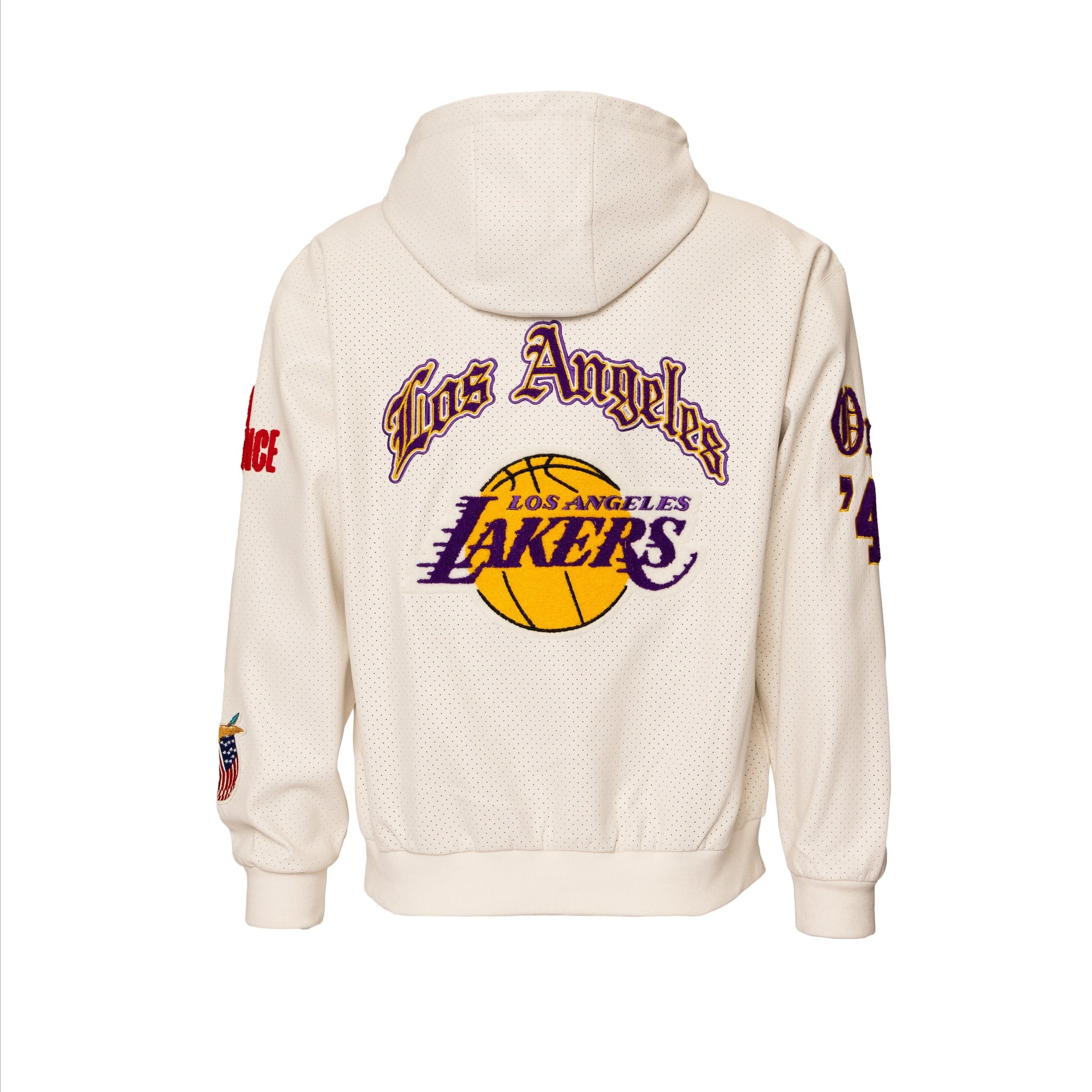 Los Angeles Lakers 1947 Hooded Jacket White