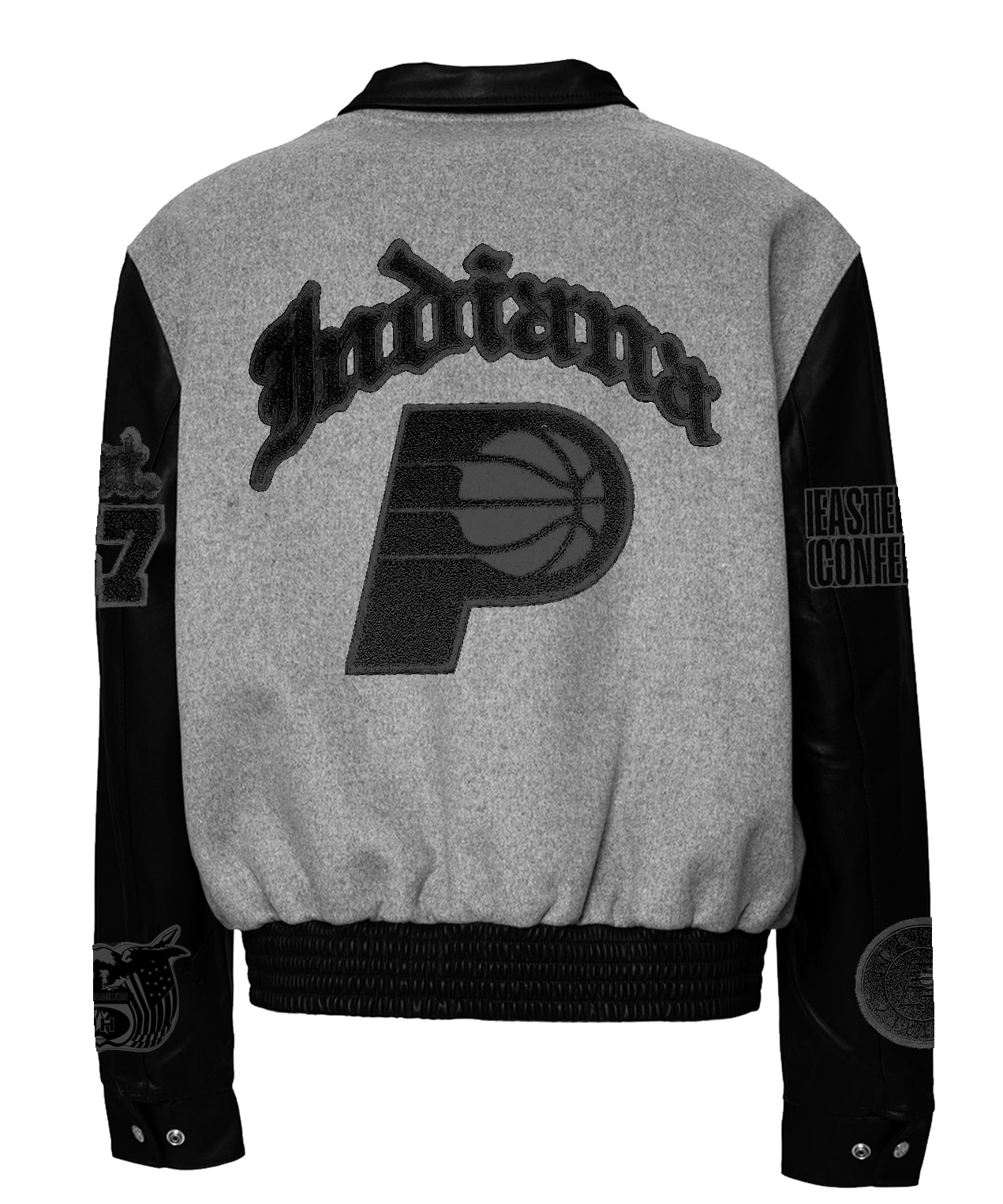 Indiana Pacers Wool & Leather Old English Varsity Jacket