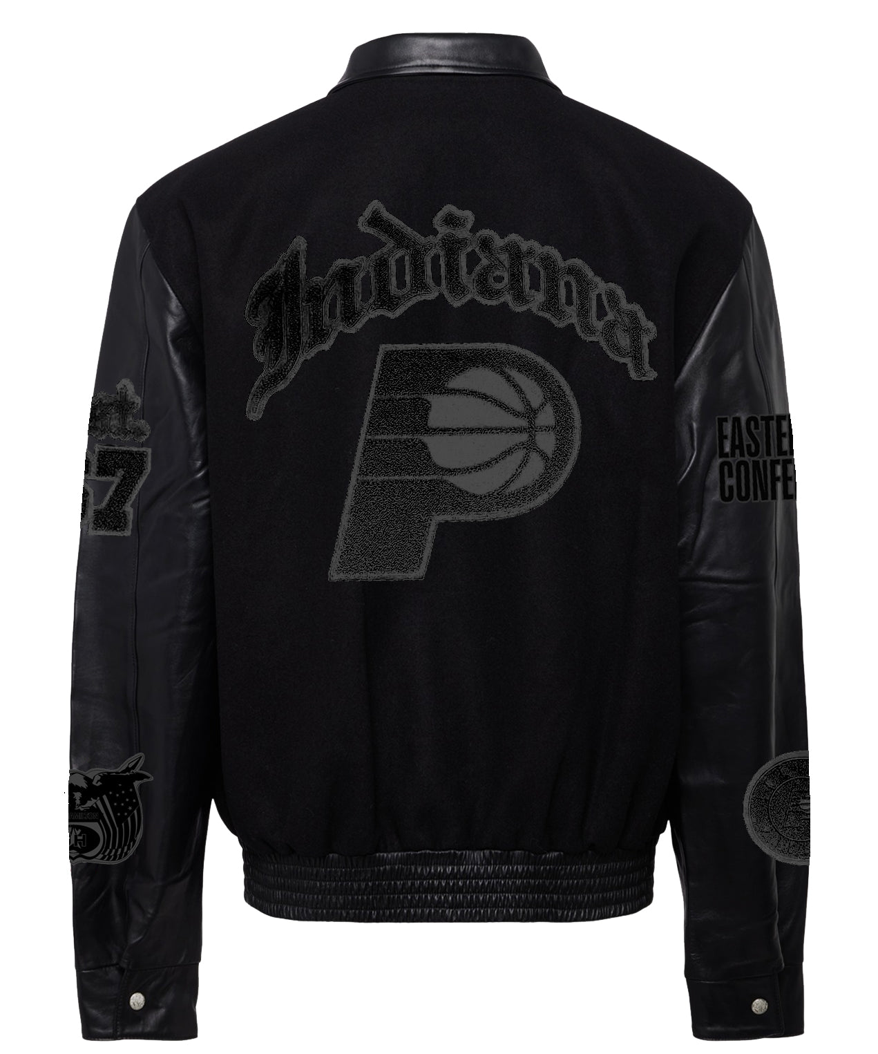 Indiana Pacers Wool & Leather Old English Varsity Jacket