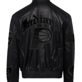 Indiana Pacers Full Leather Old English Jacket