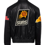 Phoenix Suns Full Leather Jacket Black