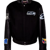 Seattle Seahawks Wool & Leather BLK- AR